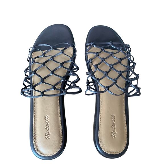 Madewell Shoes - Madewell Danika Sandals Women’s Sandals Knotted Sz 8.5 Summer Chocolate Raisin